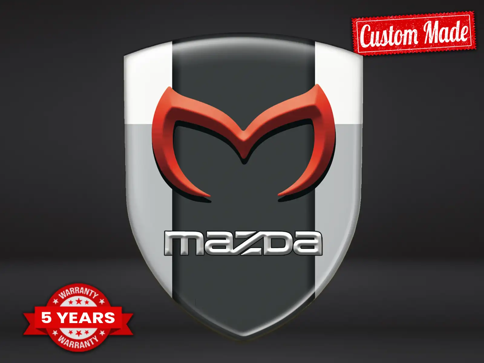 Mazda Business Labels Stickers Durable Style Customizable